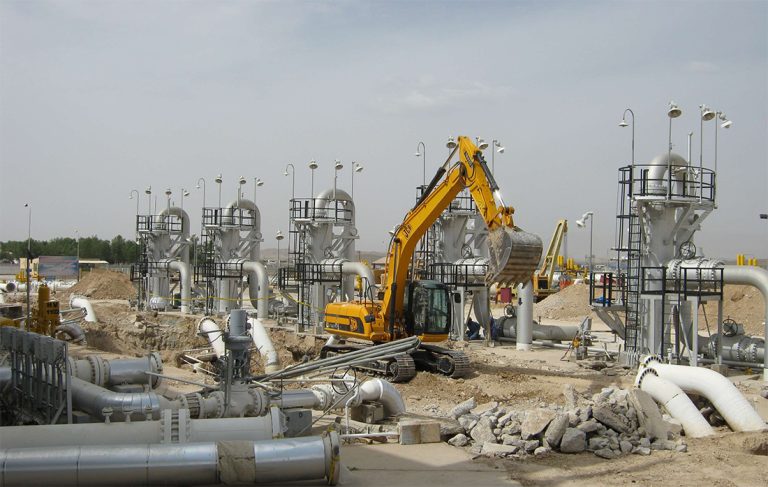Construction of a gas pressure reduction station by Neisar Group